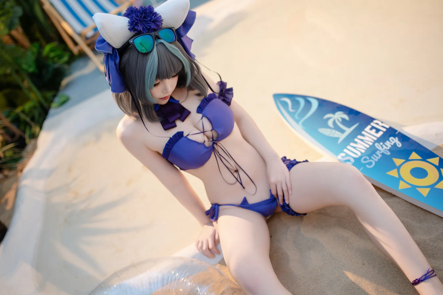 Bangni邦尼 - No.034 碧蓝航线 柴郡 泳装 [86P-855MB] tg@simisebaisi 【丝足阁】045.webp